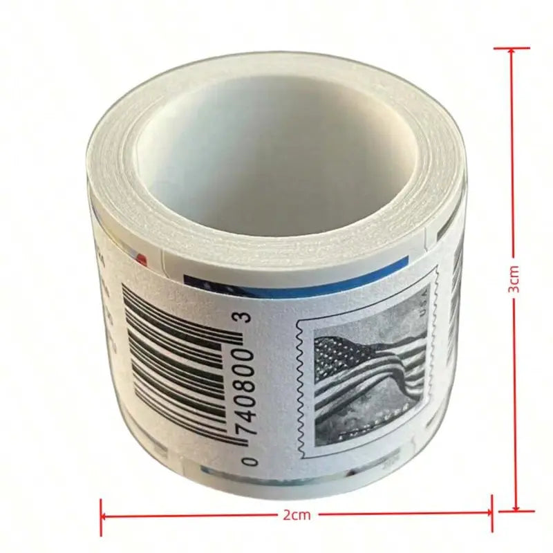 2025 Eternal Flag (100Rolls) Commemorative Gift Wedding Letter Mailing Envelope Shipping Label Eternal Series Stars and Stripes Shipping Label Eternal Wedding Letter Commemorative Gift Sticker