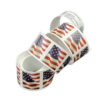 Flag label (Roll Of 100) | Suitable For Mailing Greeting Cards And Letters